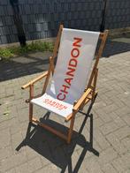 Strandstoel chandon, Tuin en Terras, Tuinstoelen, Ophalen, Nieuw, Hout, Inklapbaar
