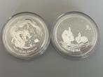 2 zilveren munten van 2oz Lunar Serie II, Ophalen
