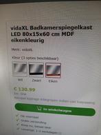 Led badkamerkast met spiegel, Ophalen, Nieuw