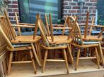 grenen spijlen stoelen hout landelijk landelijke 6 st, Huis en Inrichting, Stoelen, Vijf, Zes of meer stoelen, Zo goed als nieuw