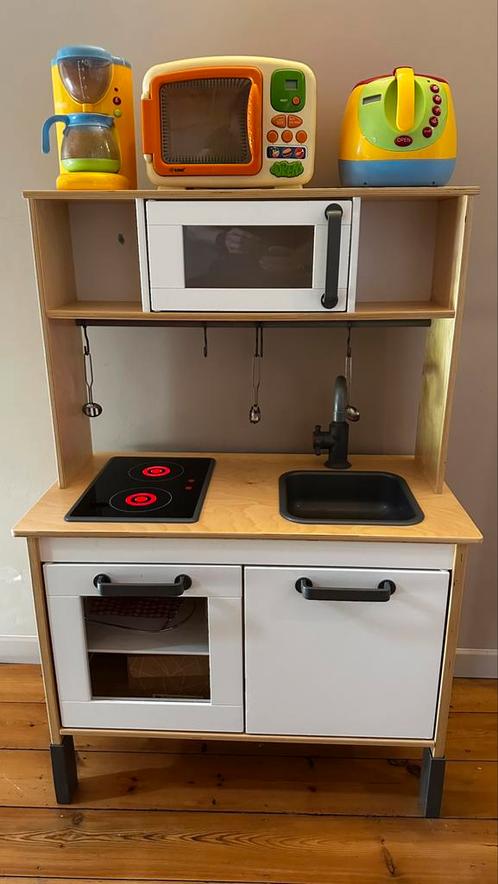 Kinder keuken + extra accessoires, Kinderen en Baby's, Speelgoed | Speelkeukens, Zo goed als nieuw, Speelkeuken, Hout, Ophalen