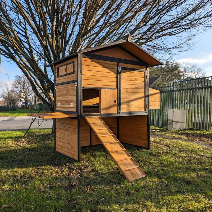 Poulailler 12 poules abri poule XXL cabane poules coq lapin, Animaux & Accessoires, Volatiles | Accessoires, Poulailler, Envoi