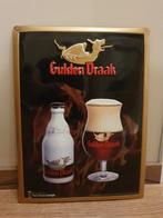 Metaal Reclamebord - Gulden draak -, Verzamelen, Ophalen of Verzenden, Gebruikt, Reclamebord, Plaat of Schild, Overige merken