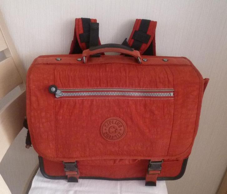 Kipling mallette 4 compartiments 9/15 ans + singe, Bijoux, Sacs & Beauté, Sacs | Cartables, Utilisé, Porte-documents ou Cartable