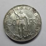 België 50 frank 1935 FRANS Wereldtentoonstelling poss. A, Postzegels en Munten, Verzenden, België, Zilver