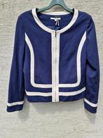 Blauw wit jasje mt 44 mooie kwaliteit vlot en elegant, Kleding | Dames, Jasjes, Kostuums en Pakken, Ophalen, Maat 42/44 (L), Nieuw