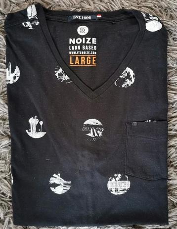 Zwart T-shirt van Noize. Maat L.  beschikbaar voor biedingen