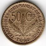 Togo : 50 Centimes 1925 KM#1 Réf 16260, Enlèvement ou Envoi, Autres pays, Monnaie en vrac