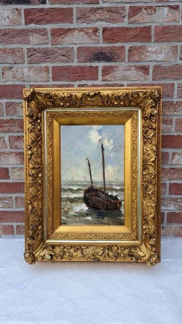 Olieverfschilderij FRANS VAN DAMME (1858-1925) beschikbaar voor biedingen
