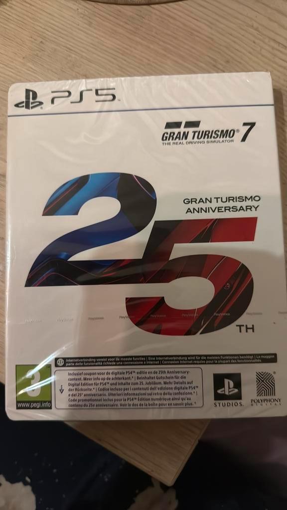 Gran Turismo 7 25th Anniversary Edition Nieuw, Games en Spelcomputers, Games | Sony PlayStation 5, Nieuw, Ophalen of Verzenden