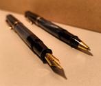 Parure Pelikan M200 (marbré vert) et R200 (marbré bleu), Verzamelen, Pennenverzamelingen, Vulpen