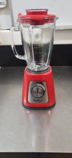 Blinder MOULINEX ROUGE, Résiste au lave-vaisselle, Enlèvement ou Envoi, Utilisé, 1 à 2 litres