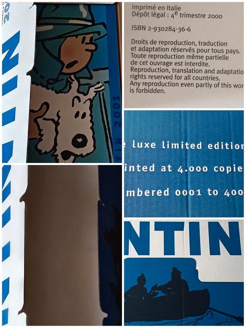 ✓ZELDZAAM KUIFJE 100x35x2cm Groot Kalender 2001 Hergé Boats, Verzamelen, Stripfiguren, Zo goed als nieuw, Overige typen, Kuifje
