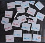 set kaarten om te leren rekenen, lezen, schrijven, Kinderen en Baby's, Ophalen of Verzenden, Rekenen