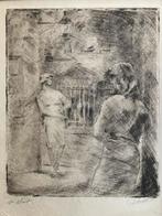 ets Lode Sebregts (1906-2002) Straatmadelieven, Antiek en Kunst, Ophalen of Verzenden