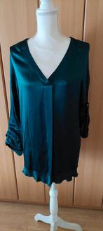 Blouse donkergroen,glanzend,nieuw,universele maat, Ophalen of Verzenden, Nieuw