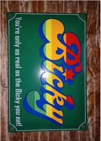 zeer mooi Bicky burger emaille bordje, Ophalen, Gebruikt