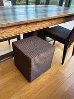 2 poufs Vincent Sheppard, Huis en Inrichting, Stoelen, Ophalen, Gebruikt, Bruin, Overige materialen