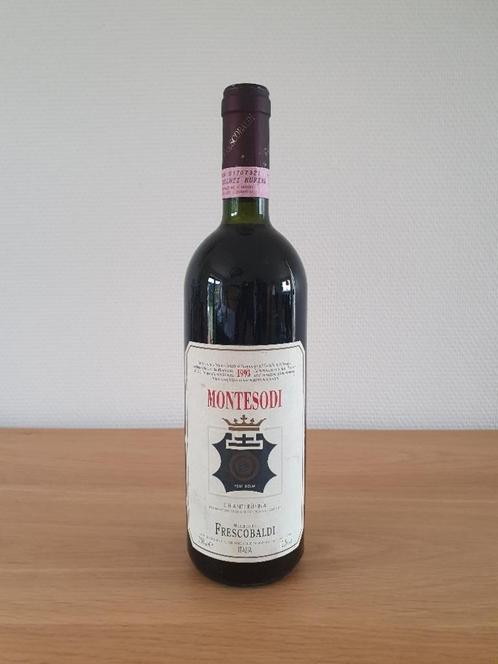 MONTESODI (FRESCOBALDI) - 1993 - Chianti Rufina - 75 cl, Collections, Vins, Neuf, Vin rouge, Italie, Pleine, Enlèvement ou Envoi