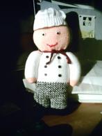 poupée tricotée "cuistot", Hobby en Vrije tijd, Breien en Haken, Ophalen, Nieuw, Breien, Wol of Garen