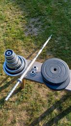 70 kg halterset, Sport en Fitness, Ophalen, Gebruikt, Halterset