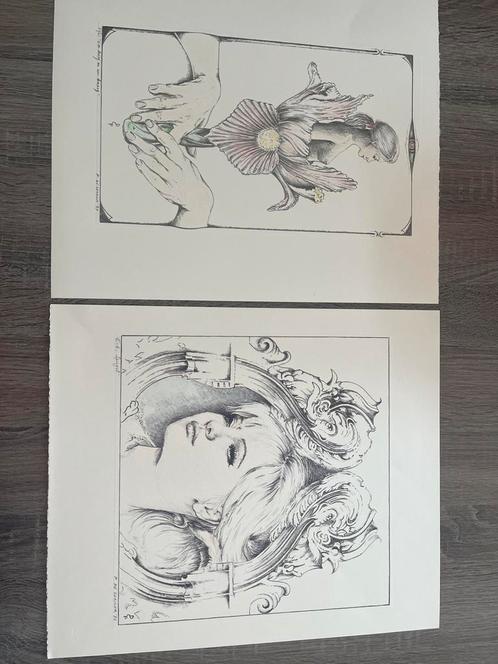 2 prachtige litho’s Paul De Cocker, Antiek en Kunst, Kunst | Litho's en Zeefdrukken, Ophalen