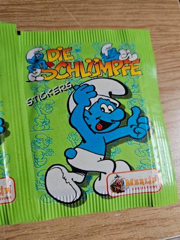 5 paquets de stickers de 1995 neuf 3 versions différentes  beschikbaar voor biedingen