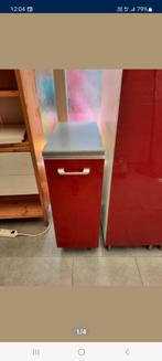 Armoire Ikea panneau rouge très bon état à saisir, Comme neuf, Enlèvement ou Envoi