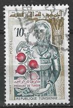 Tunesie 1959/1961 - Yvert 479 - Producten uit Tunesie  (ST), Postzegels en Munten, Postzegels | Afrika, Overige landen, Verzenden