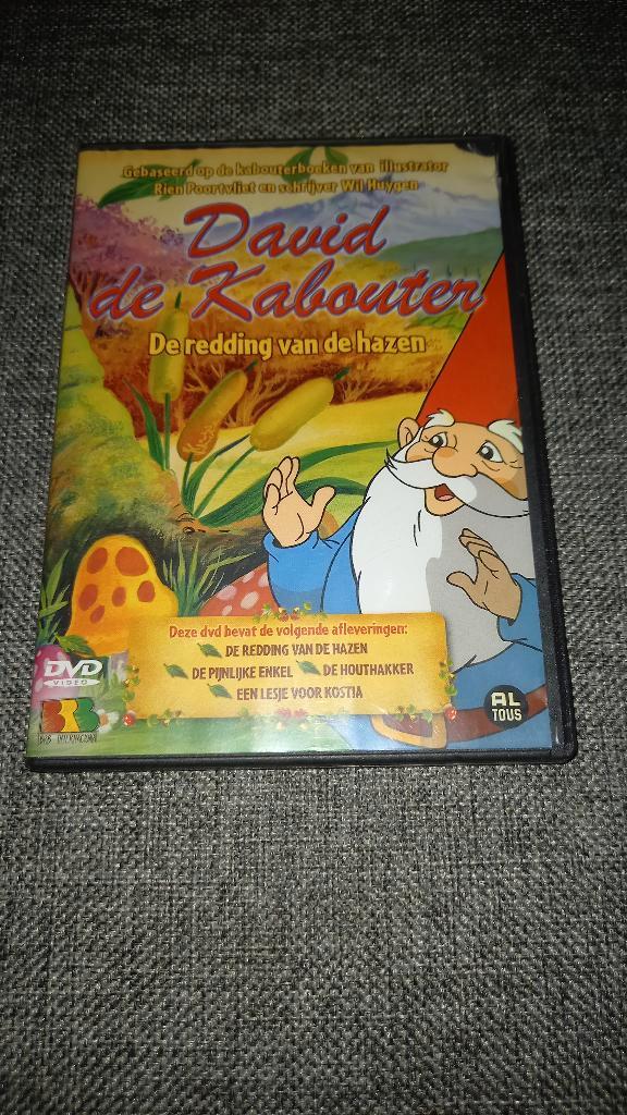 DVD David de Kabouter, Cd's en Dvd's, Dvd's | Tekenfilms en Animatie, Gebruikt, Ophalen of Verzenden