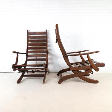 2x vintage tuinstoel beschikbaar voor biedingen