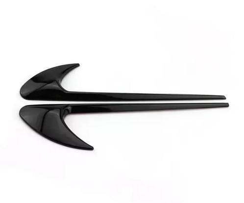 Vent Fender Trim – Zwart / Carbon / Chroom, Auto-onderdelen, Carrosserie, Links, Rechts, Nieuw, Ophalen of Verzenden