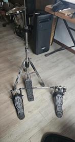 Double pédale Gibraltar + Hi-Hat Mapex., Musique & Instruments, Batteries & Percussions, Enlèvement, Utilisé
