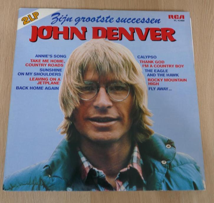 2LP John Denver - Zijn grootste successen, Cd's en Dvd's, Vinyl | Country en Western, Zo goed als nieuw, 12 inch, Ophalen of Verzenden