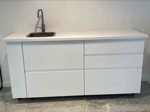 IKEA, Huis en Inrichting, Kasten | Dressoirs, Zo goed als nieuw, 100 tot 150 cm, 50 tot 75 cm, Met lade(s), Met deur(en), Overige houtsoorten