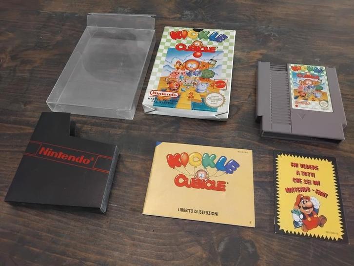 Kickle Cubicle CIB bijna perfect, Games en Spelcomputers, Games | Nintendo NES, Ophalen of Verzenden