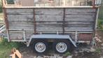 Aanhangwagen dubbelas, Auto diversen, Aanhangers en Bagagewagens, Ophalen, Gebruikt