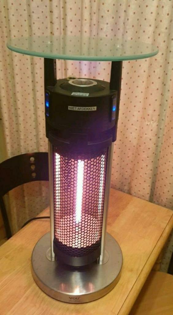 You Outside terrasverwarmer 66cm hoog, 28,5 onder, 32,5 bove, Tuin en Terras, Terrasverwarmers, Zo goed als nieuw, Vloer, Ophalen of Verzenden
