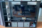 Ikea zwart tv meubel "lappland" 183x39x147cm Ongevuld verkoc, Huis en Inrichting, Kasten |Televisiemeubels, 150 tot 200 cm, 25 tot 50 cm