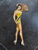 Pin Up publicitaire ancienne Miss Berger, Collections, Marques & Objets publicitaires, Utilisé, Enlèvement ou Envoi, Panneau publicitaire