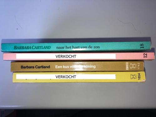 Barbara Cartland romans 2 voor 2 €, Livres, Romans, Utilisé, Belgique, Enlèvement ou Envoi