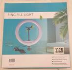 Selfie Ring Lamp 33Cm met statief, Ophalen, Zo goed als nieuw