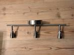 Rail met drie verstelbare LED spots, Huis en Inrichting, Ophalen, Zo goed als nieuw, Plafondspot of Wandspot, Led