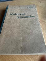 KATHOLIEKE SCHOOLBIJBEL. 1934 boek retro, Ophalen of Verzenden, Gelezen