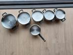 5-delige kookpottenset en steelpan, Huis en Inrichting, Keuken | Potten en Pannen, Gebruikt, Ophalen