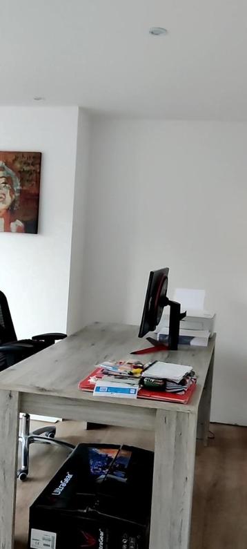 Eettafel grijs eiken 170x90 beschikbaar voor biedingen