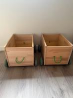2 ikea flisat speelgoedkisten op wielen, Ophalen, Zo goed als nieuw