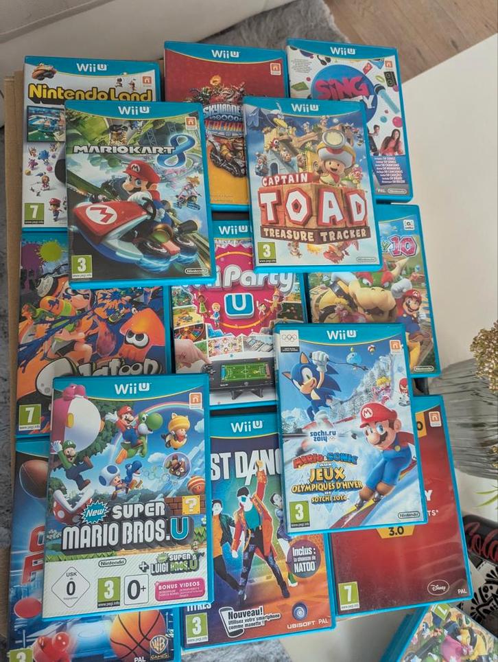 Lot de 13 jeux wiiu wii u, Games en Spelcomputers, Games | Nintendo Wii U, Ophalen of Verzenden