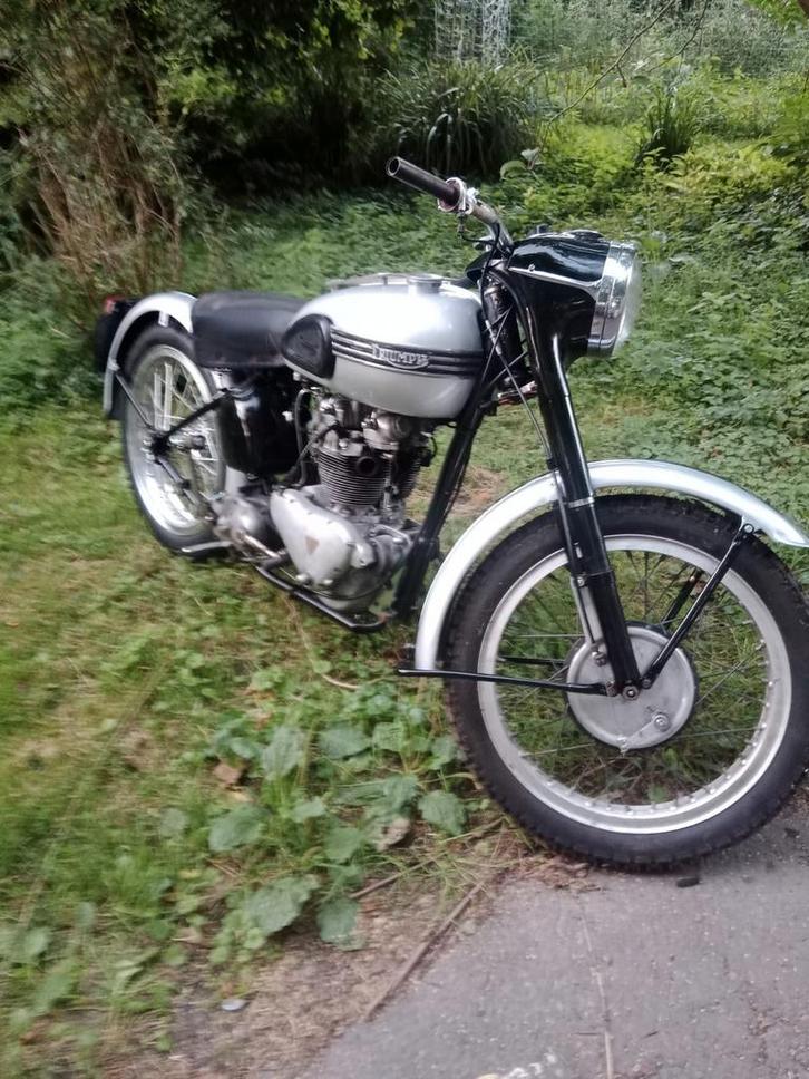 Triumph tiger  t100 aluminium motor 1952, Motoren, Motoren | Oldtimers, Ophalen
