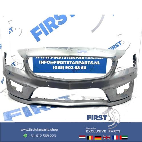 W117 BUMPER C117 CLA45 AMG VOORBUMPER A1178850825 WIT ZWART, Auto-onderdelen, Carrosserie, Bumper, Mercedes-Benz, Voor, Gebruikt